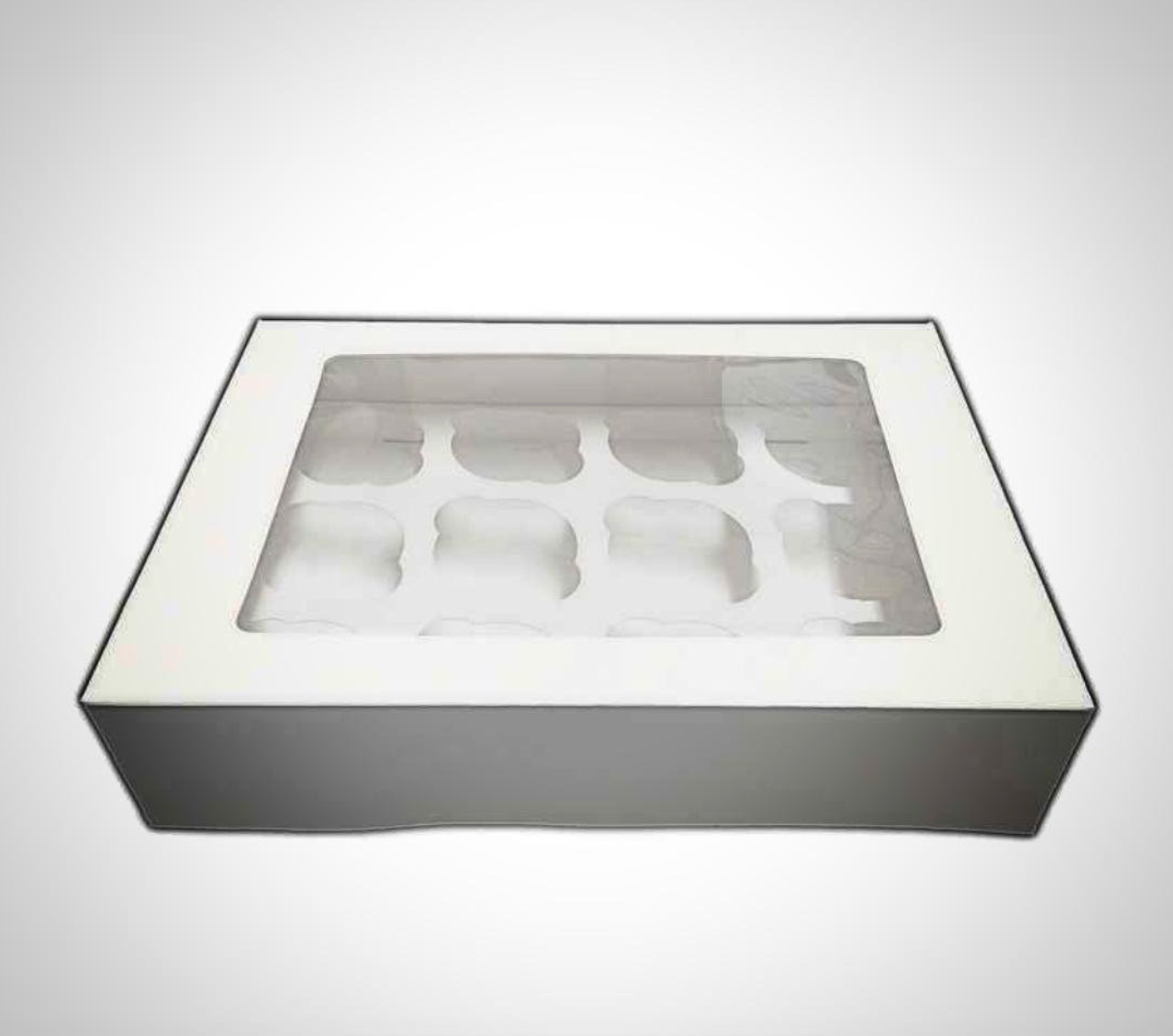cupcake box on clear background
