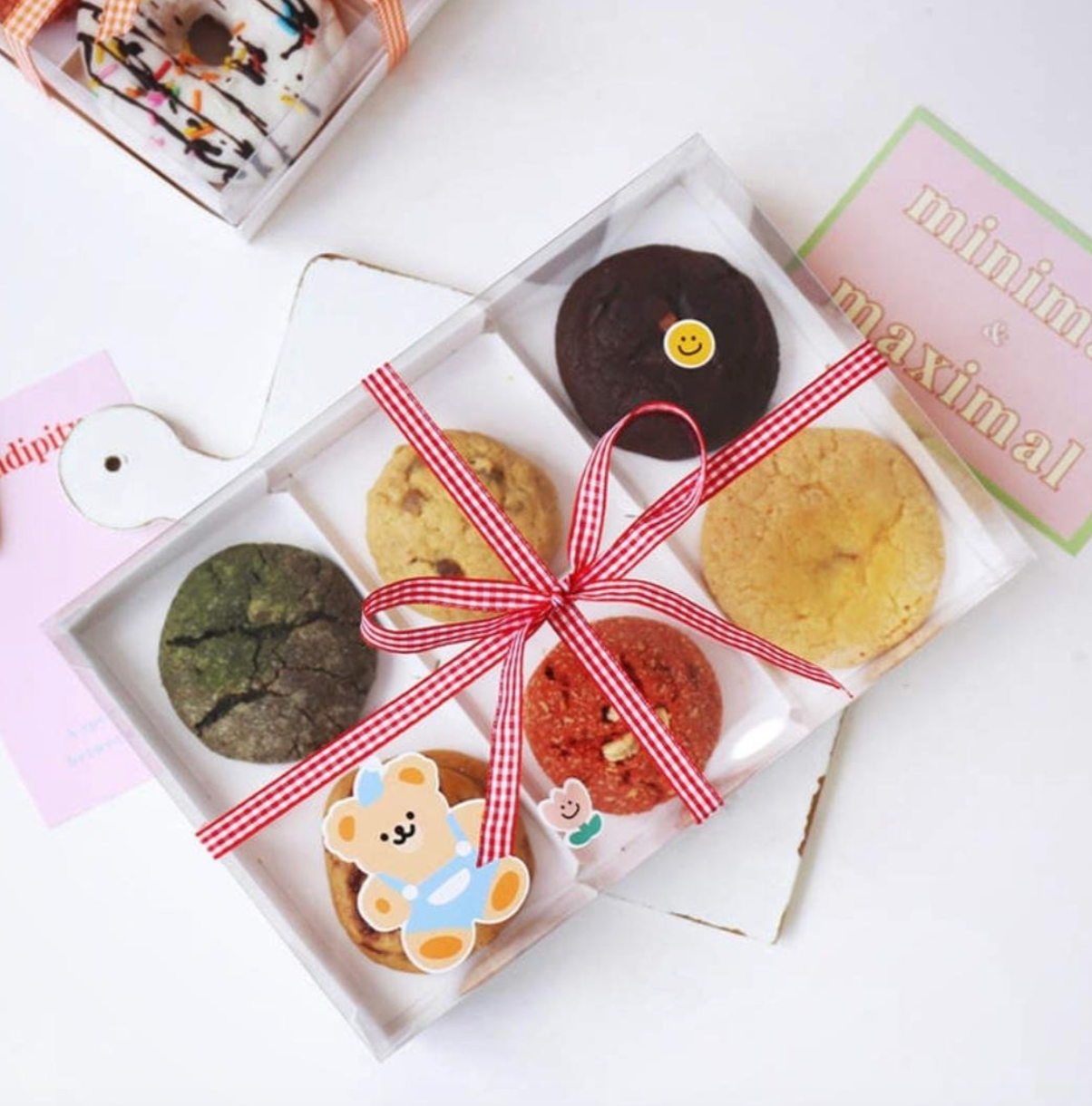 Transparent Donut / Cookie Box (various sizes)