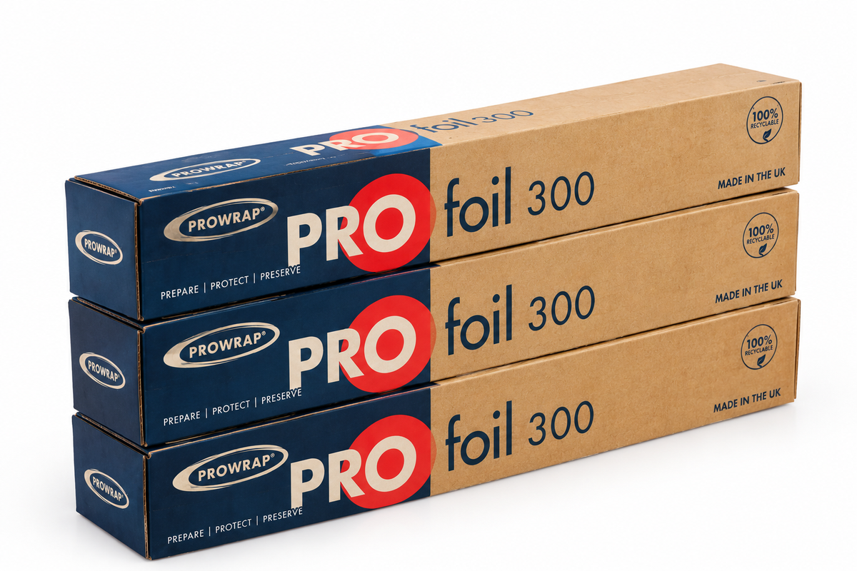 PROWRAP Foil Catering Aluminium Foil 300mm x 75m x 1