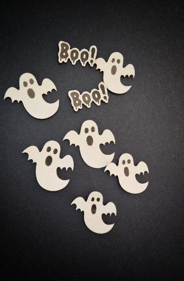 Halloween Ghost Stickers x 8
