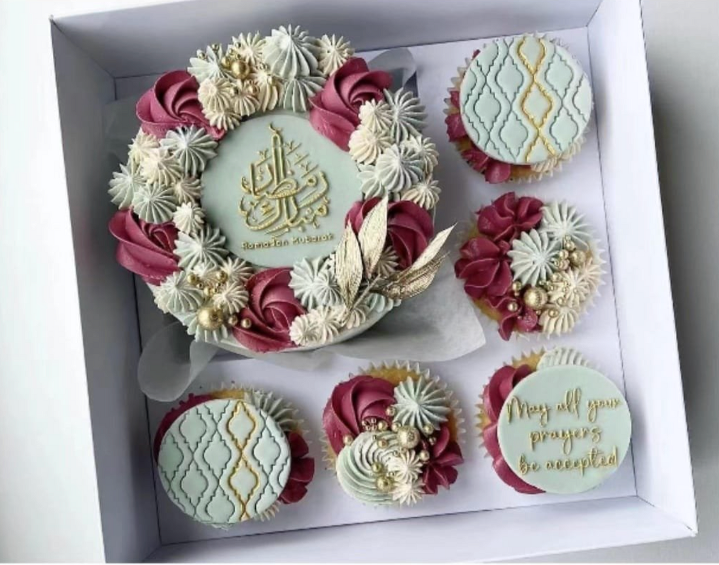 Luxury Bento Cupcake boxes x 5 (various sizes)