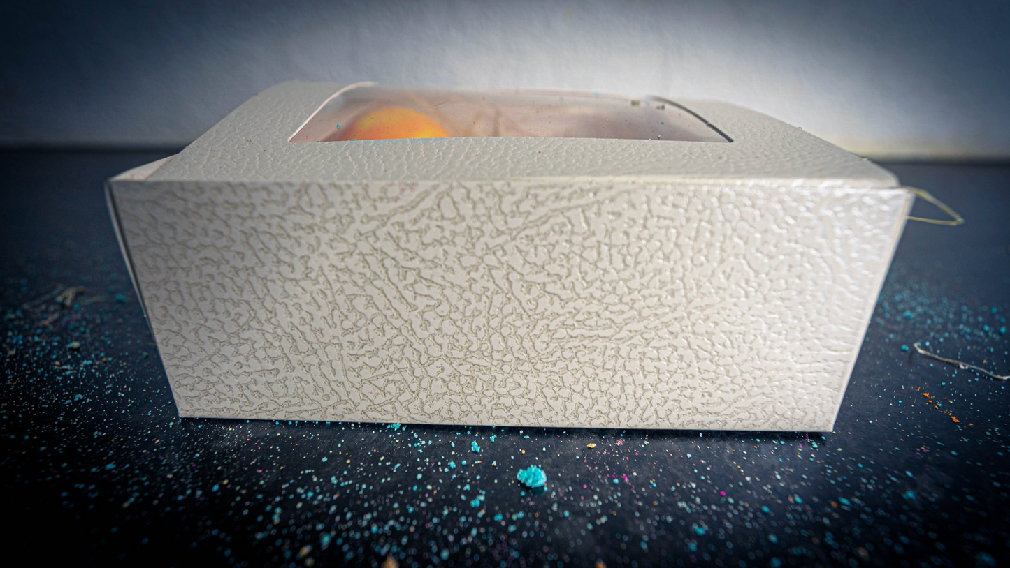 Luxury Pelle Box w/ attached Lid x 5