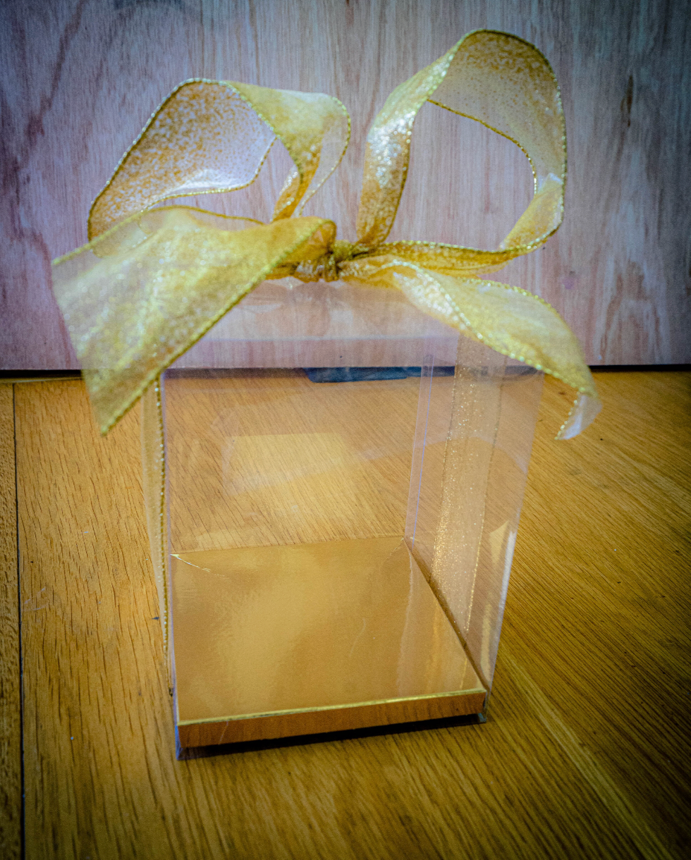15x15x20cm -Transparent Boxes x 5