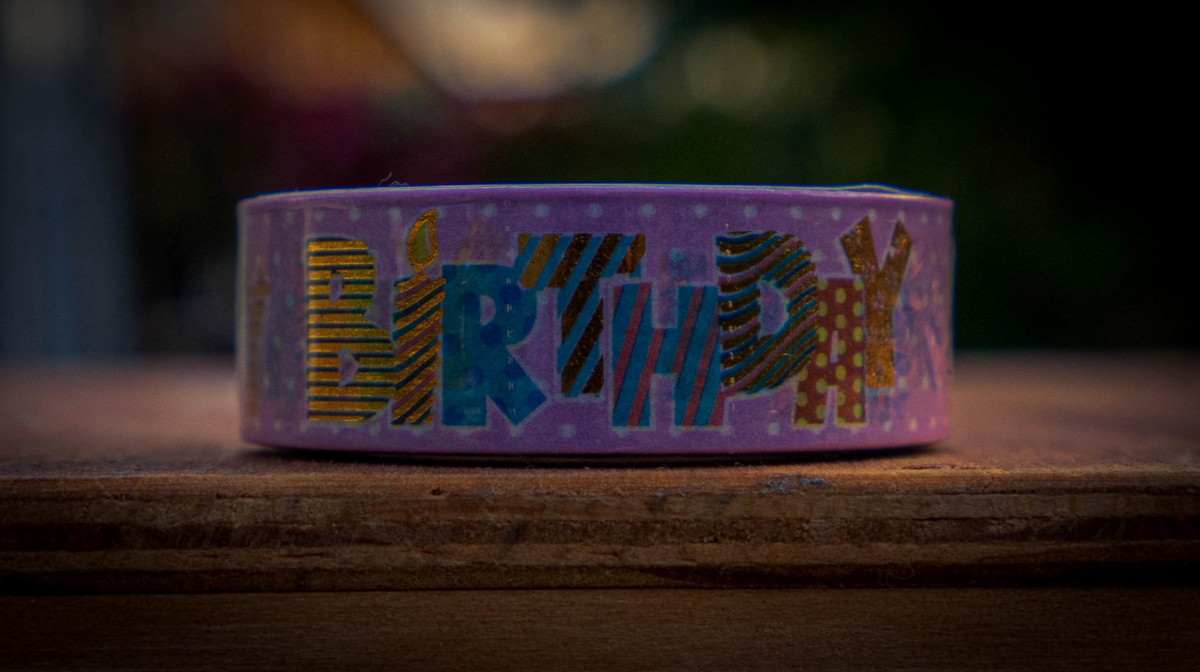 Birthday Washi Tape