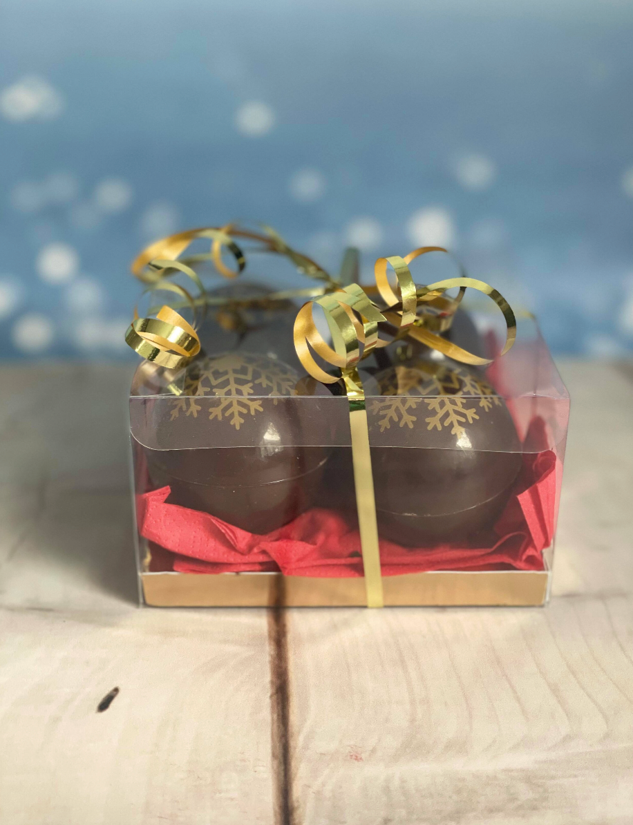 14x14x8cm Chocolate Bombs Boxes x 10