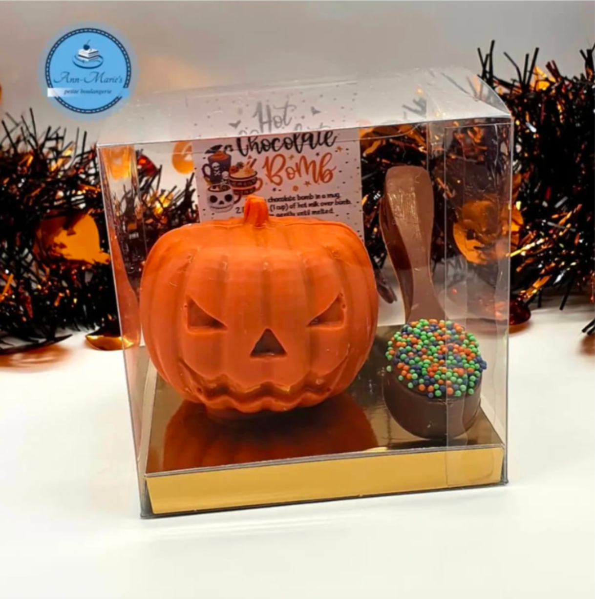 9x9x9cm Transparent Chocolate Bomb Boxes x 10