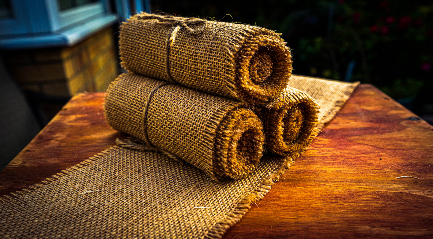 Vintage Hessian Roll