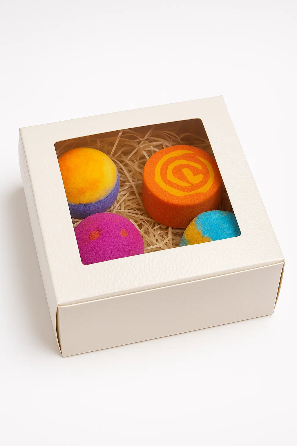 Luxury Pelle Box w/ attached Lid x 5