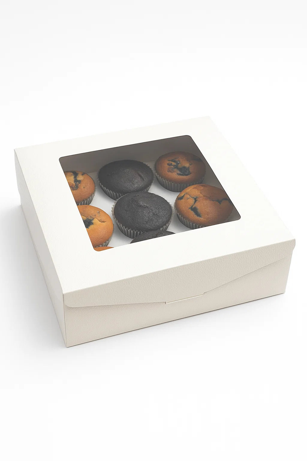 Luxury Pelle Box w/ attached Lid x 5