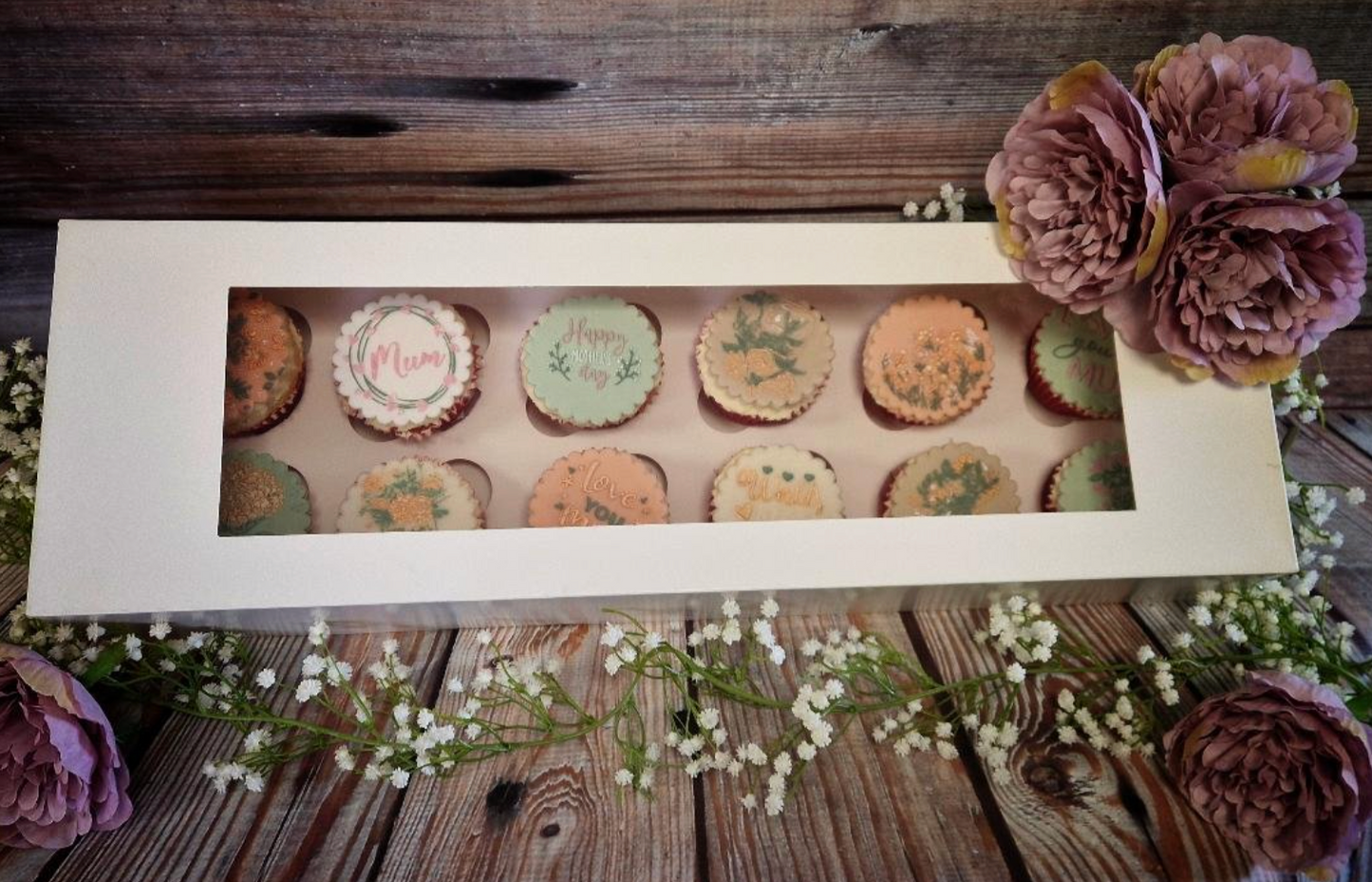 Oblong Cupcake Boxes x 2