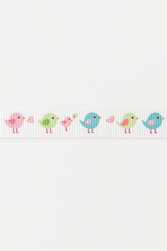 Little Birds Grosgrain Ribbon