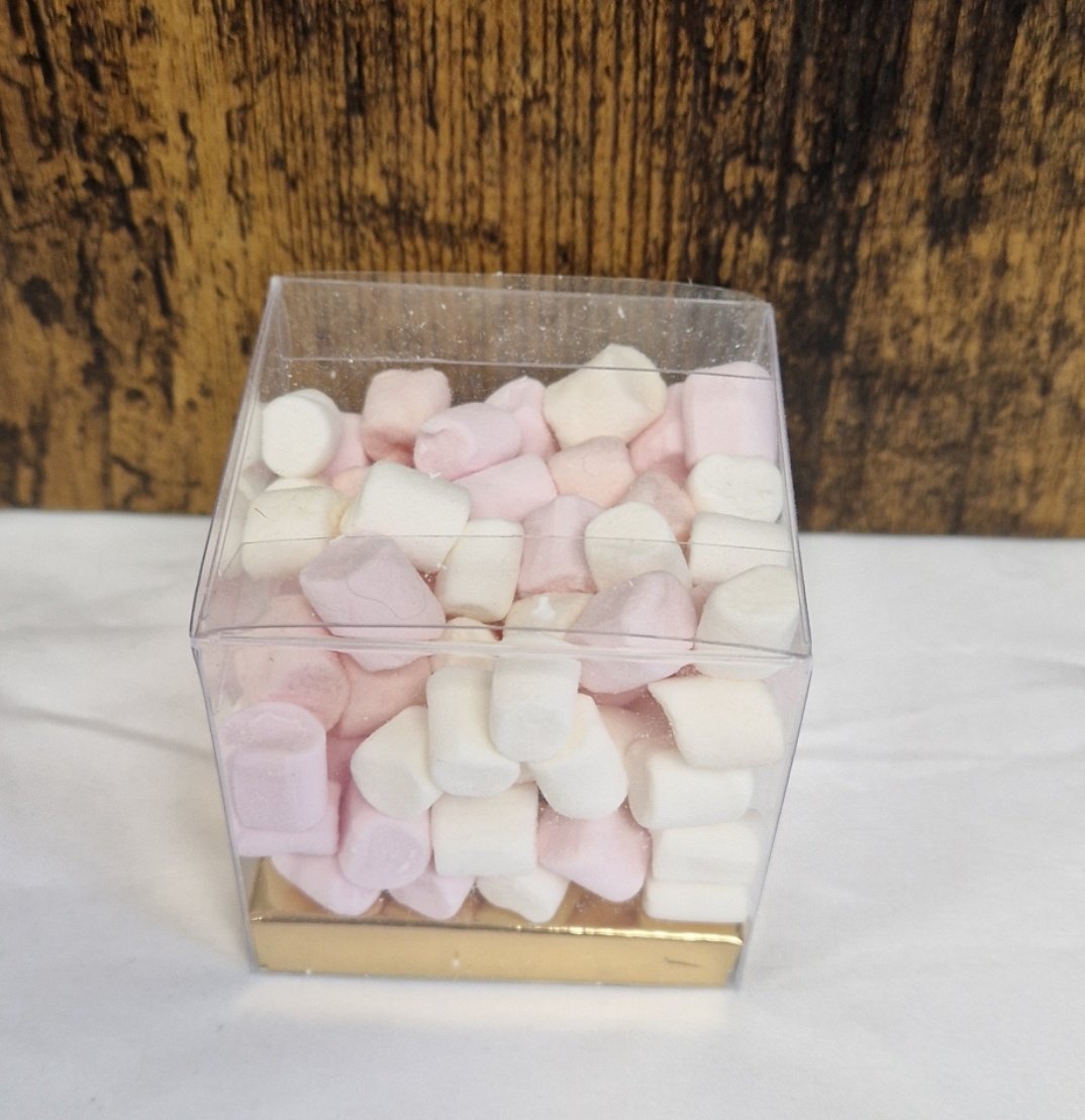 8x8x8cm Transparent Cake Boxes x 10