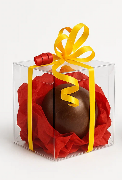 9x9x9cm Transparent Chocolate Bomb Boxes x 10