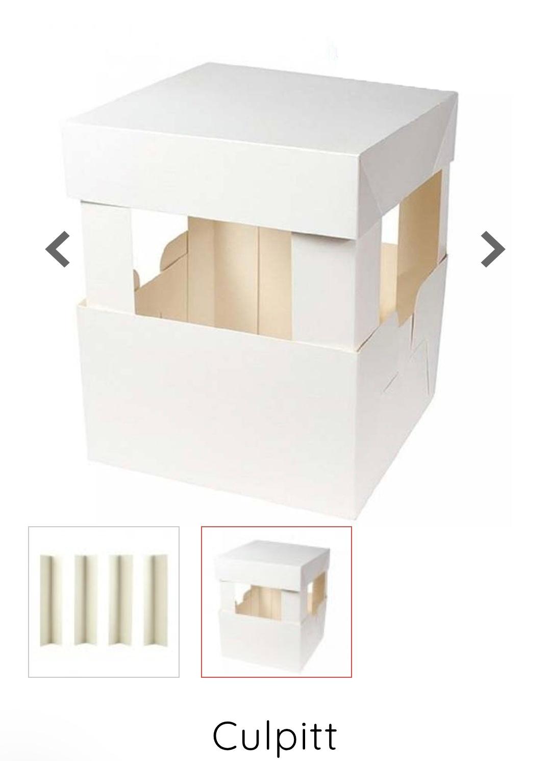Cake Box Corner Extensions.