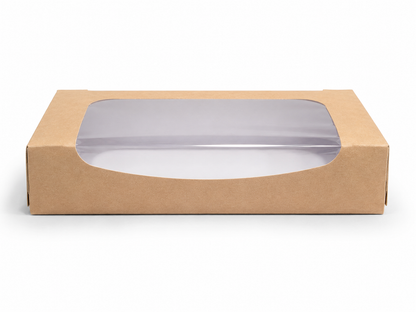 Luxury Kraft Window Boxes x 10
