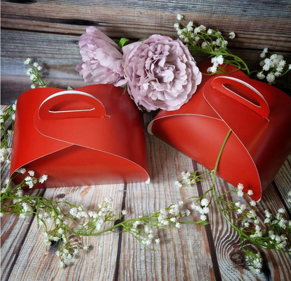 Red Cupcake/Treat Boxes x 5