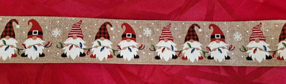 Gonk Ribbon on Hessian Background