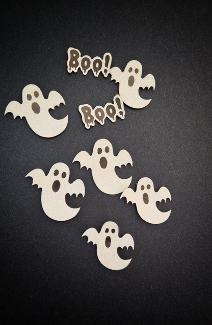 Halloween Ghost Stickers x 8