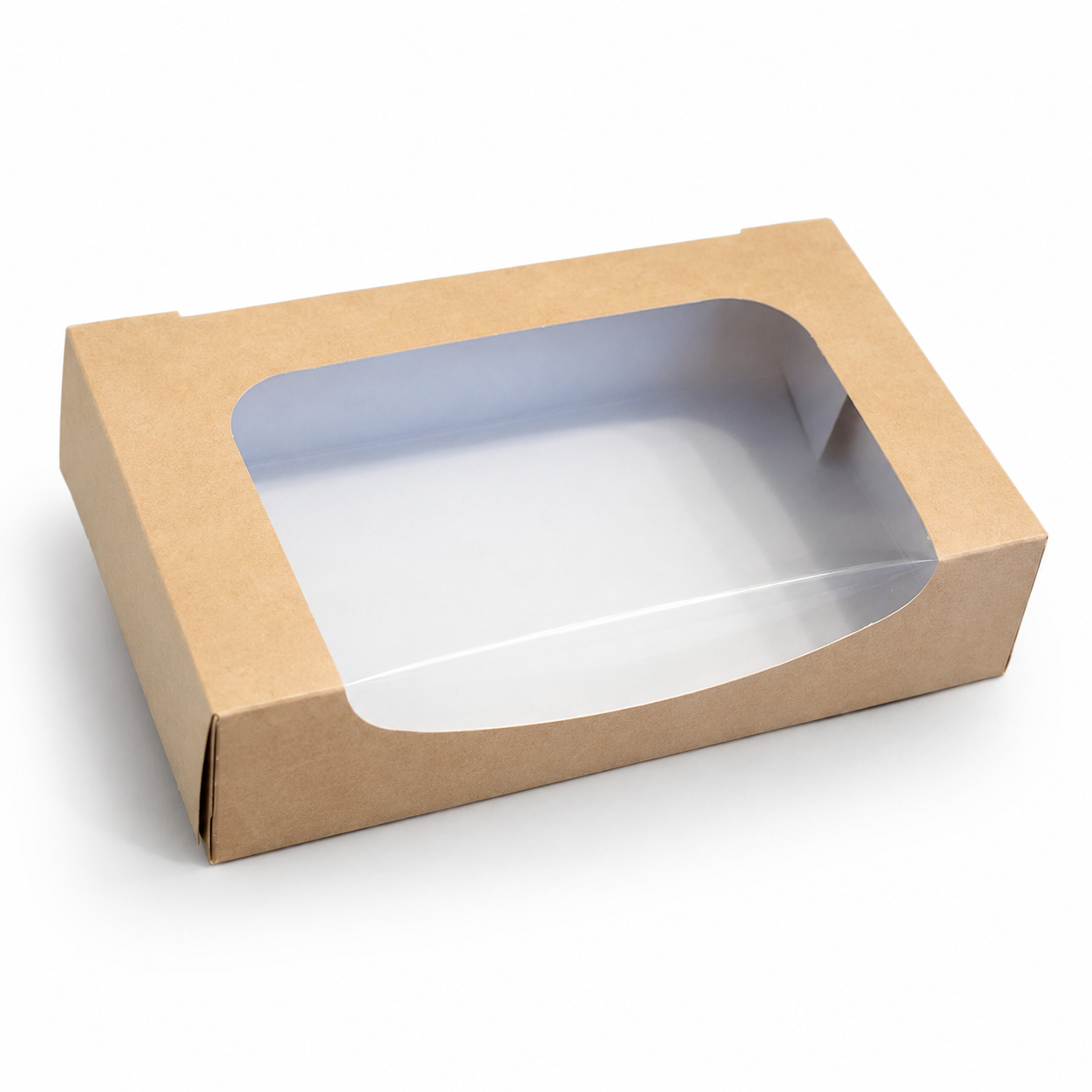 Luxury Kraft Window Boxes x 10