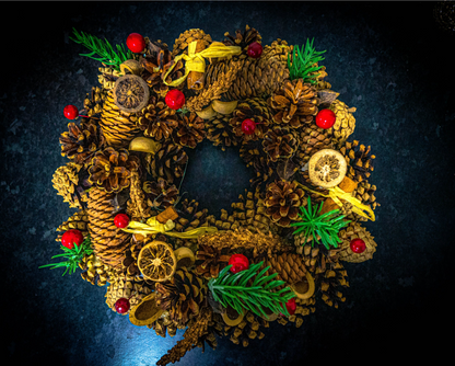 Luxury Woodland Faux Wreath