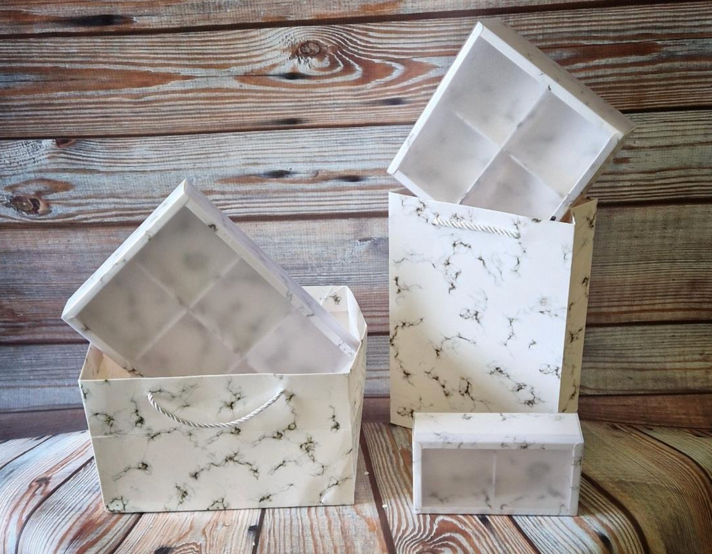 Matching Marble Treat Bags x 2 pack