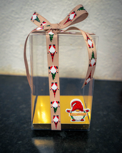 Nordic Santa "Gonk" Christmas Grosgrain Ribbon