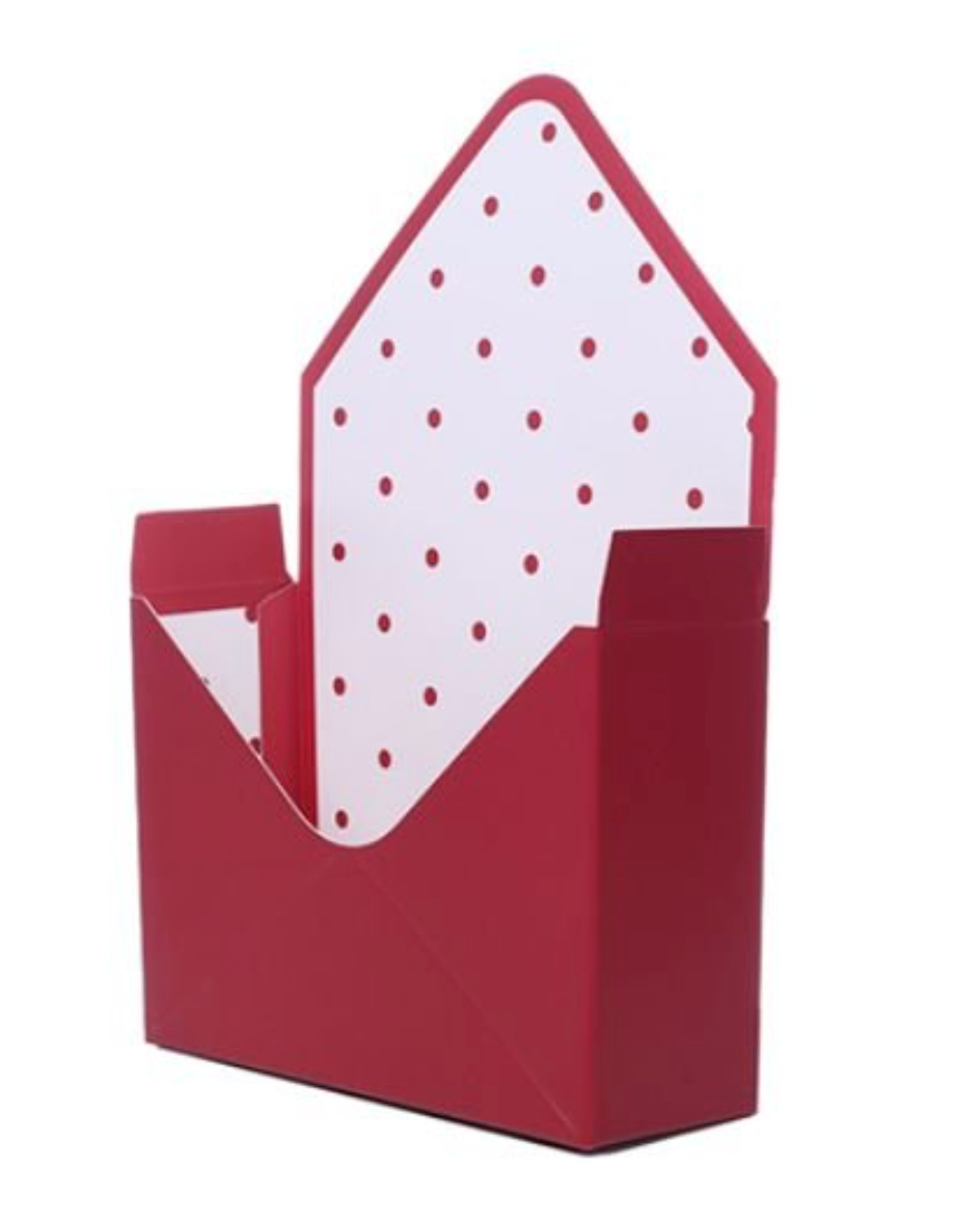 Flower Bouquet Envelope Boxes (various colours) x 5