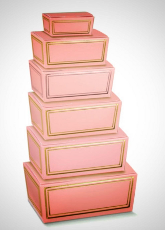 Elegant Rose Ballotin Boxes x 5