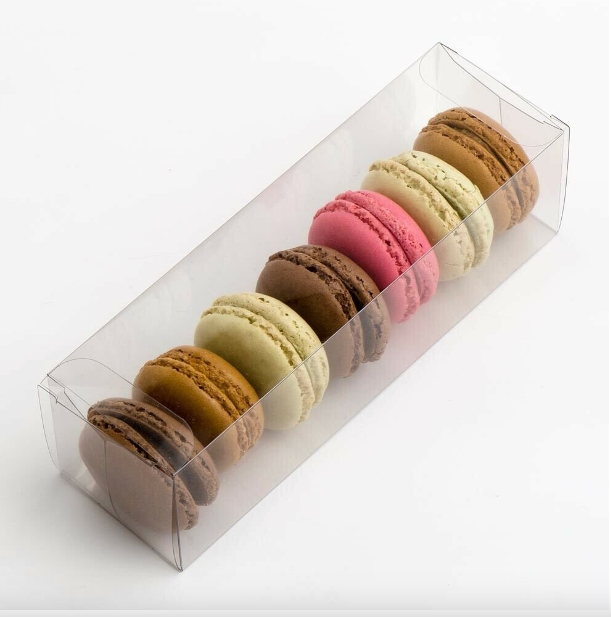16x5x5cm Transparent Tube Boxes x 10