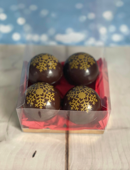 14x14x8cm Chocolate Bombs Boxes x 10