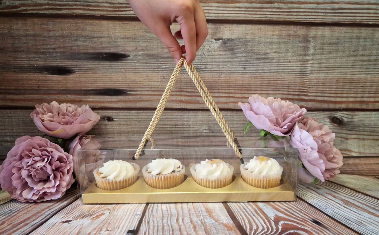 Cupcake Carrier Holder x 5 (various colours)