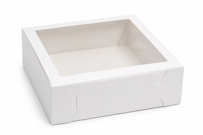 Self Assemble Cake Box w/ Window x 5