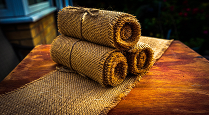 Vintage Hessian Roll