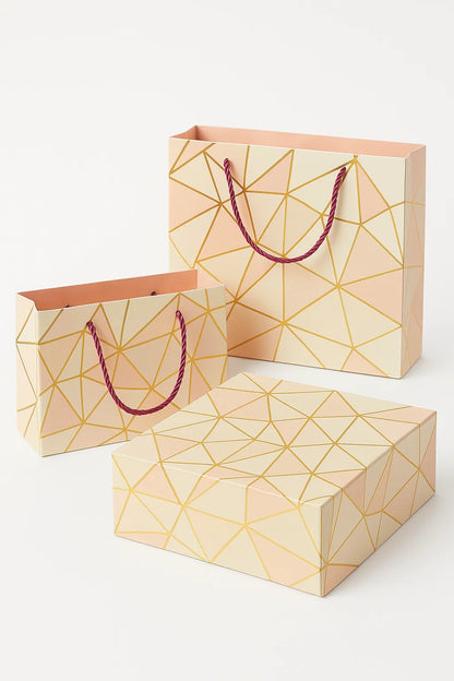 Pink Aztec Cake Bags (various sizes) x 5