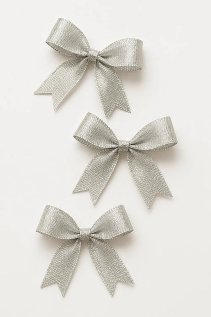 Lurex Bows x 12