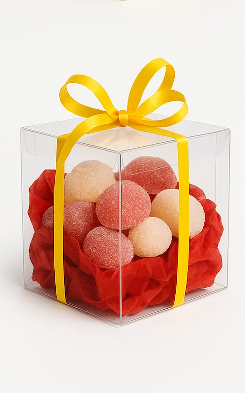 9x9x9cm Transparent Chocolate Bomb Boxes x 10