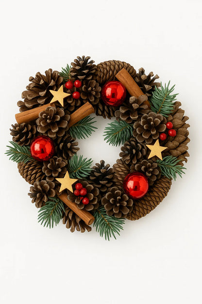 Luxury Frosted Faux Wreath