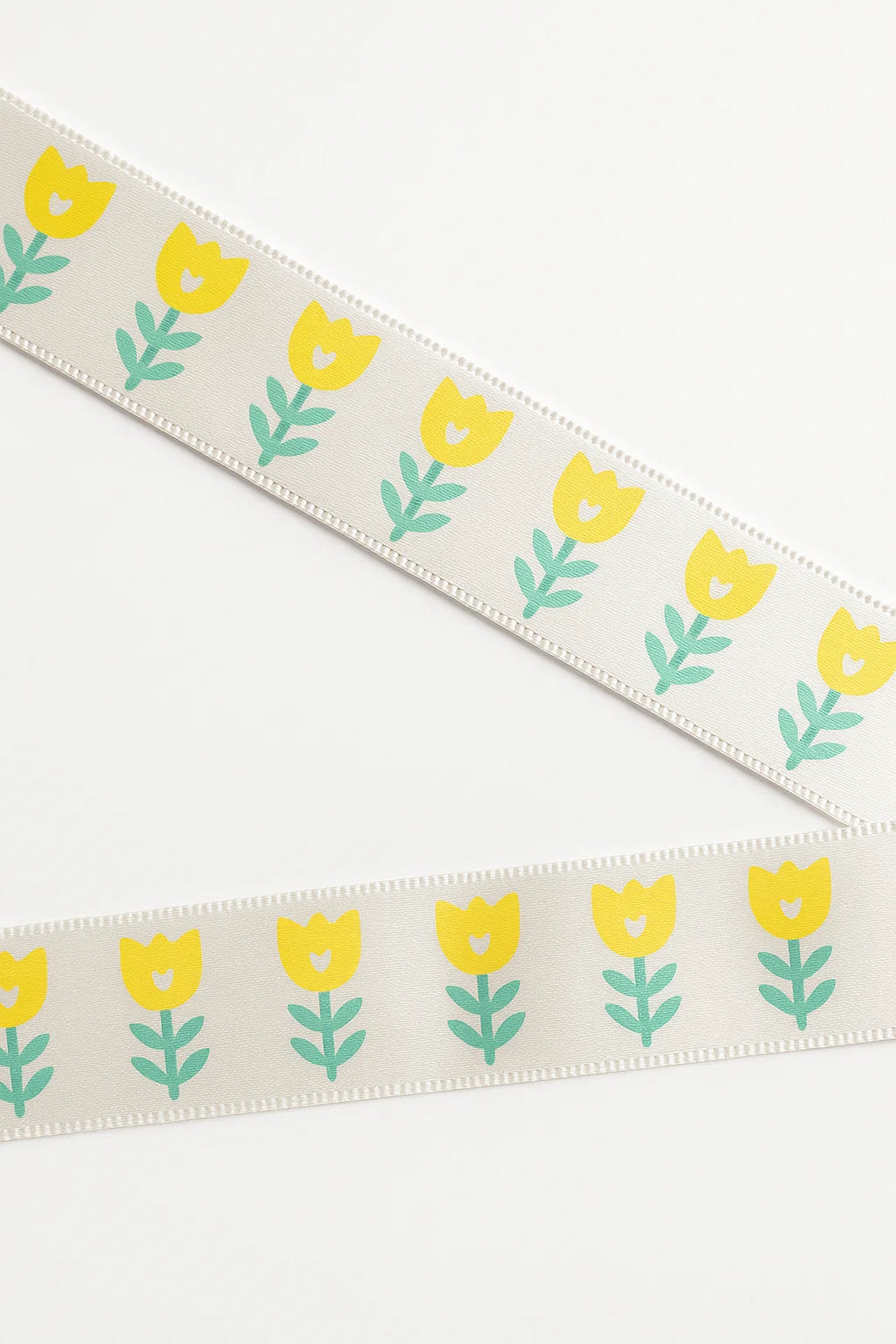 Spring Flowers Easter Satin Ribbon