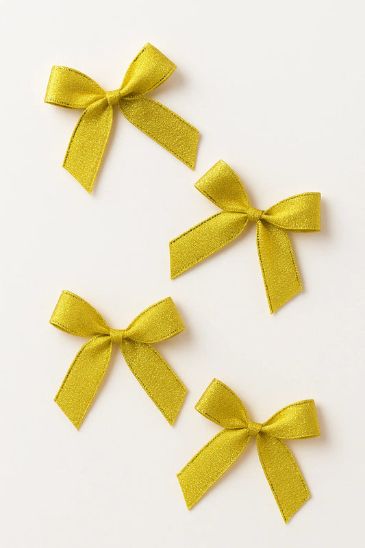Lurex Bows x 12