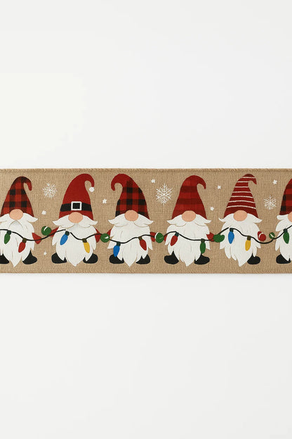Gonk Ribbon on Hessian Background