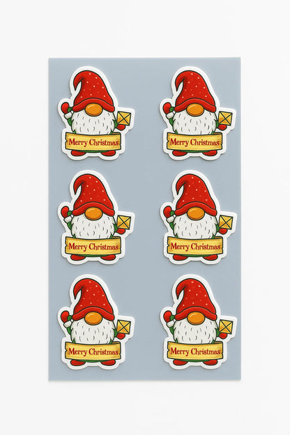 Merry Christmas Gonk Stickers