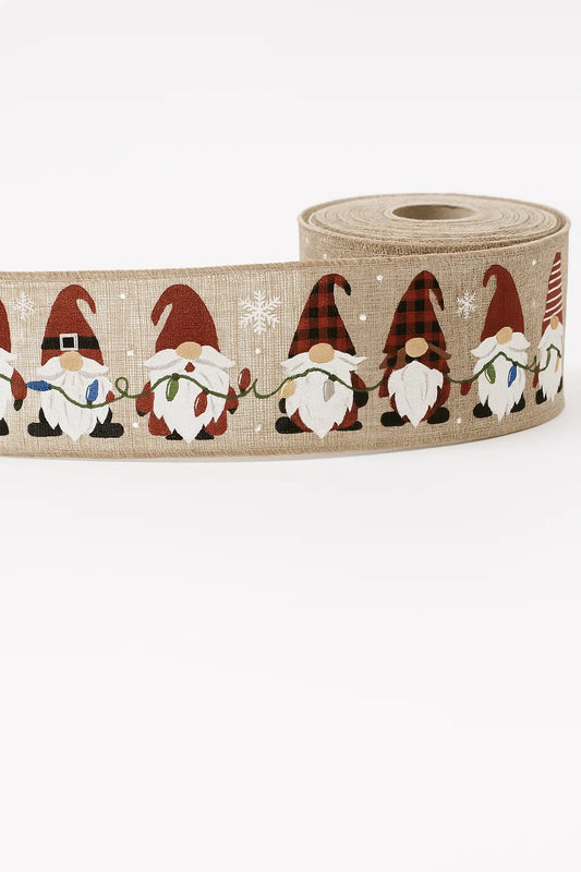 Gonk Ribbon on Hessian Background
