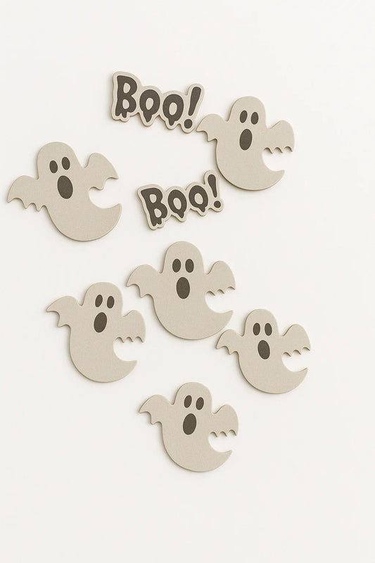Halloween Ghost Stickers x 8