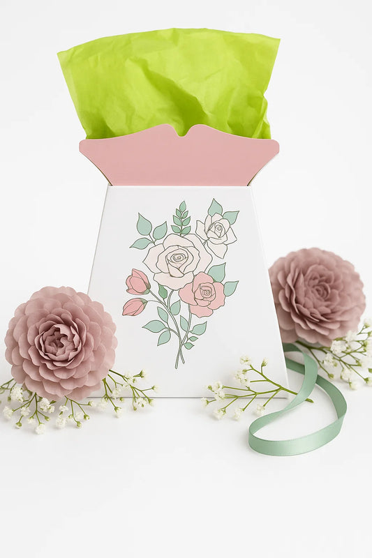 Mothers Day Floral Living Vase x 2